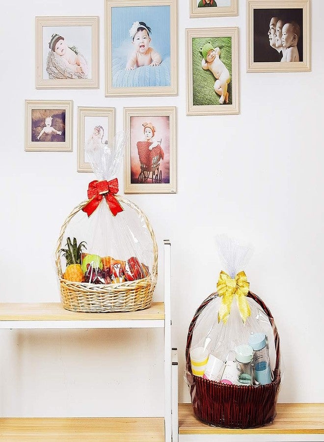 LazyMe Shrink Wrap Bags, Extra Large Jumbo Shrink Bags Cellophane Wrap for Gift Baskets, 35x44 Inch (5 pcs, XL) - Image 5